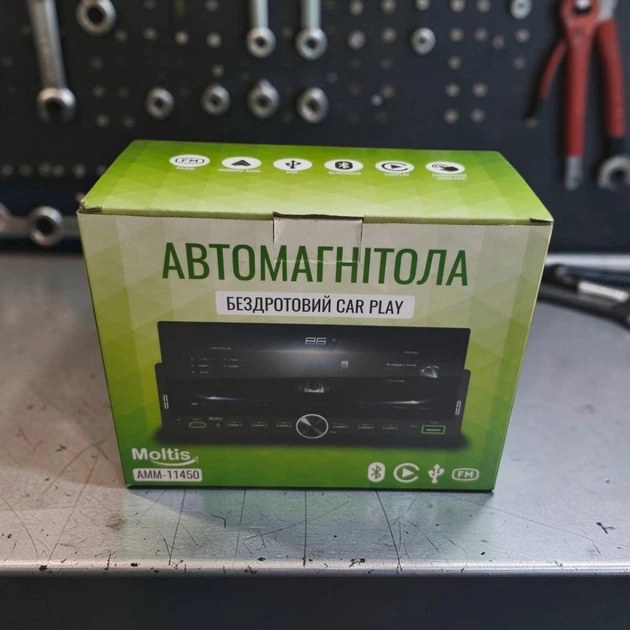 Автомагнитола CarPlay Android Auto 6.86" Bluetooth USB FM Moltis AMM-11450 - изображение 2