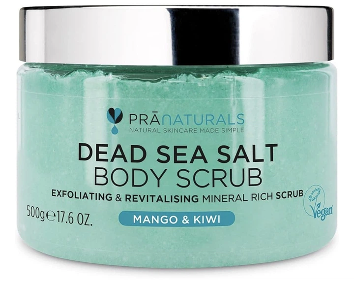 PRA Naturals Dead Sea Salt Body Scrub (Mango & Kiwi), 500 g. - Фото 1 PRA Naturals Dead Sea Salt Body Scrub (Mango & Kiwi), 500 g. - изображение 1
