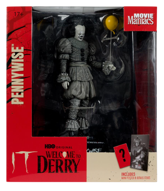 Figurka McFarlane Pennywise Welcome To Derry Black And White (0787926141412) - obraz 6