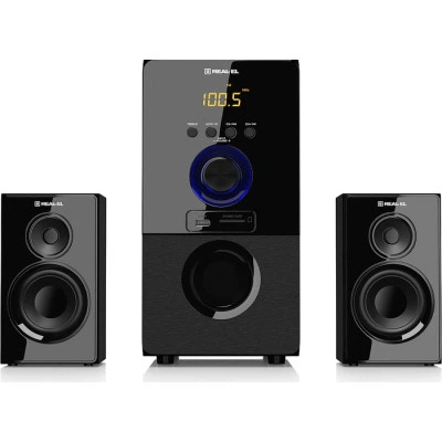 Акустическая система REAL-EL M-555 Black - Фото 2 Акустическая система REAL-EL M-555 Black - изображение 2