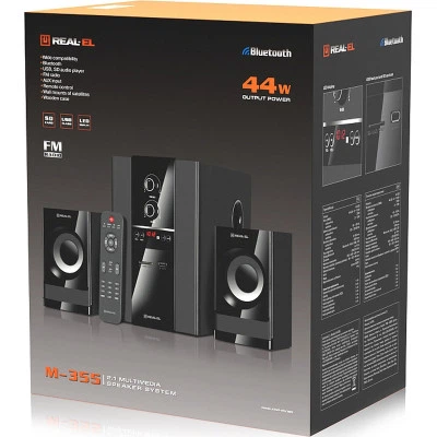 Акустическая система REAL-EL M-355 Black - изображение 5