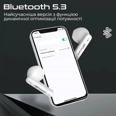 Наушники HiFuture ColorBuds2 White - Фото 2 Наушники HiFuture ColorBuds2 White - изображение 2