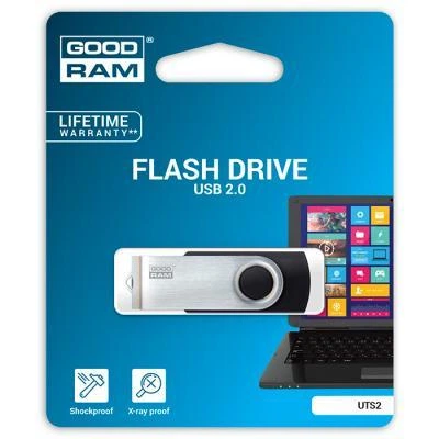 USB флеш накопичувач Goodram 64GB Twister Black USB 2.0 - зображення 3