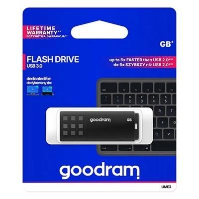 USB флеш накопитель Goodram 16GB UME3 Black USB 3.0 - Фото 4 USB флеш накопитель Goodram 16GB UME3 Black USB 3.0 - изображение 4