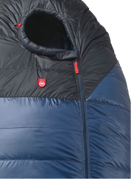 Śpiwór puchowy Pajak Core 950 Short 165 cm Lewy Navy (5905669162432) - obraz 3
