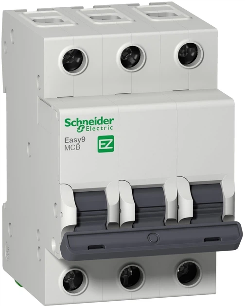 Автоматичний вимикач 3-полюсний Schneider Electric EZ9 3Р 20А Х-КА "С"EZ9F34320 - Фото 1 Автоматичний вимикач 3-полюсний Schneider Electric EZ9 3Р 20А Х-КА "С"EZ9F34320 - изображение 1