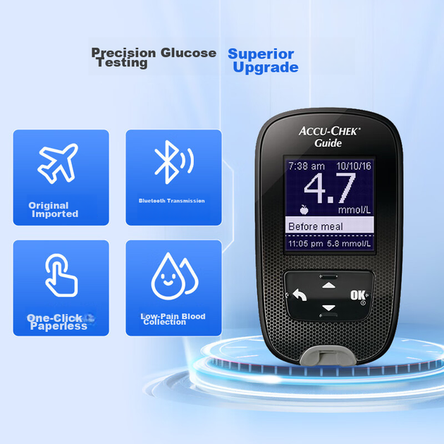 Глюкометр Roche Home Smart Navigator с тест-полосками, 100 шт - изображение 4