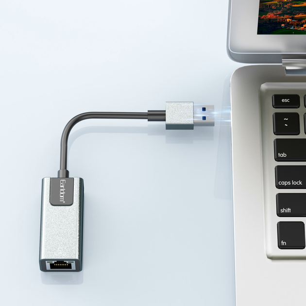 Адаптер USB Ethernet 100 Гбит для подключения к сети Earldom ET-NC1 - изображение 8