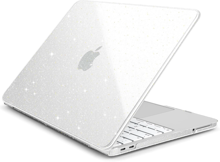 Силиконовый чехол Glitter Case для Apple MacBook Neo 13 A3404 прозрачный с защитой от царапин Clear. - Фото 1 Силиконовый чехол Glitter Case для Apple MacBook Neo 13 A3404 прозрачный с защитой от царапин Clear. - изображение 1