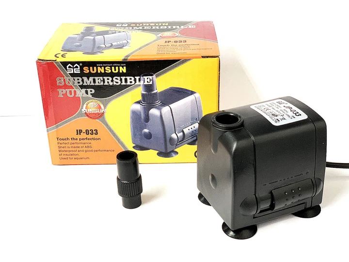 Насос для ставка та домашнього фонтану SunSun JP-033 (600 л/год, Н=1м) - Фото 2 Насос для ставка та домашнього фонтану SunSun JP-033 (600 л/год, Н=1м) - зображення 2