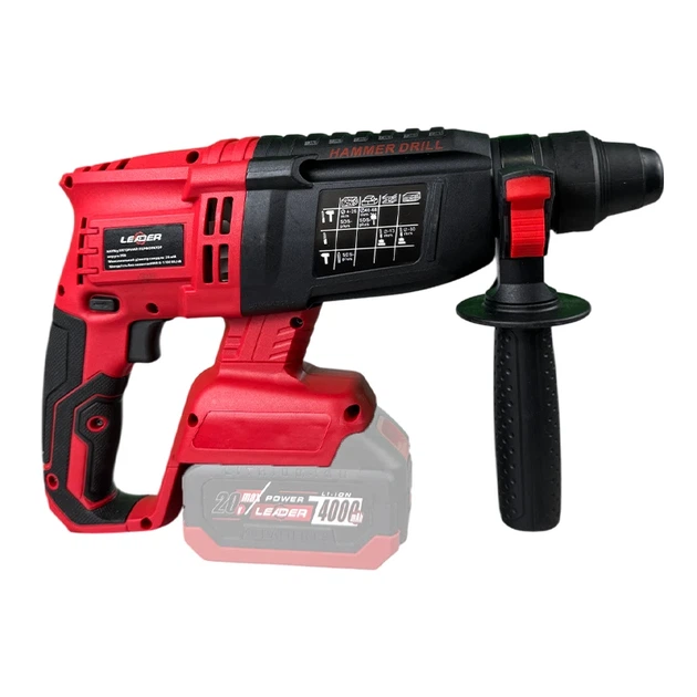 Аккумуляторный перфоратор LEADER Optimal BL20-26D + Лазерный дальномер LEADER Ultra LM60 + Набор зубил/буров для перфоратора Leader (5штук) - изображение 5