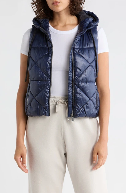 Женская жилетка Calvin Klein с капюшоном 1159858568 (Синий L) - Фото 3 Женская жилетка Calvin Klein с капюшоном 1159858568 (Синий L) - изображение 3
