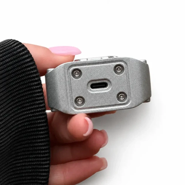 Чоловіча електробритва LY-1098 5 Вт, USB, Срібляста - изображение 4