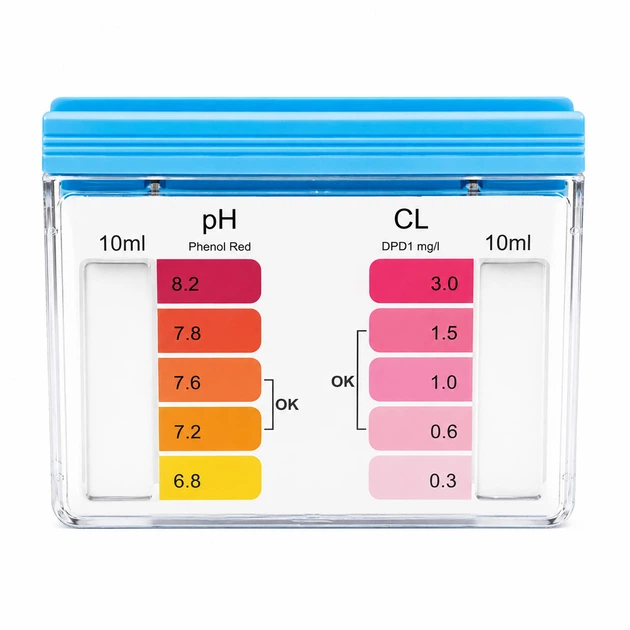 Тестер для басейну AquaDoctor Box таблетковий Cl/pH, 20 тестів - зображення 3