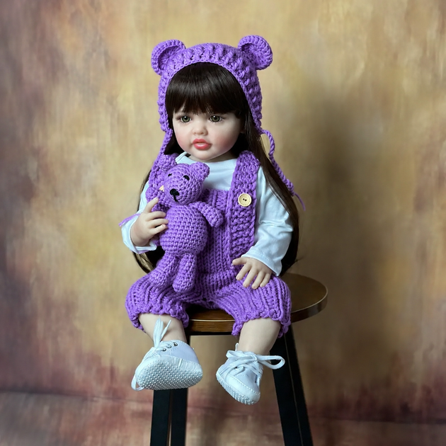 Реалистичная кукла Реборн 55 см полностью виниловая Doll Reborn Baby К0100217 - Фото 7 Реалистичная кукла Реборн 55 см полностью виниловая Doll Reborn Baby К0100217 - изображение 7