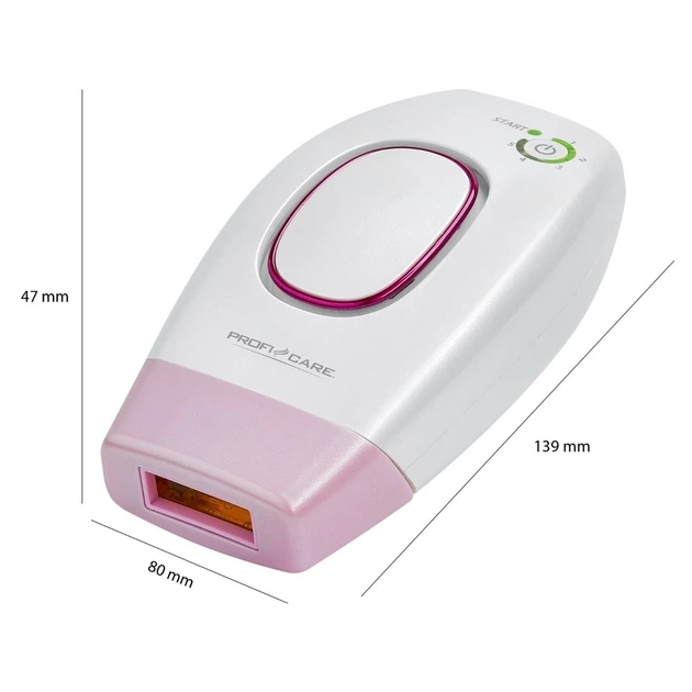 Фотоэпилятор ProfiCare PC-IPL 3024, IPL-эпилятор аккумуляторный, 5 режимов интенсивности - изображение 3