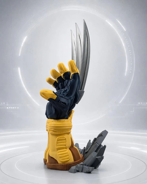 Універсальний тримач-підставка для геймпадів Sony DualSense PS5 та Microsoft Xbox Росомаха Inspired by Wolverine Universal Controller Stand - Фото 3 Універсальний тримач-підставка для геймпадів Sony DualSense PS5 та Microsoft Xbox Росомаха Inspired by Wolverine Universal Controller Stand - изображение 3