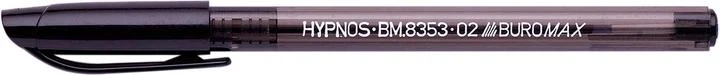 Набор масляных ручек Buromax Hypnos чёрных 0.7 мм черный корпус 50 шт. (BM.8353-02) - изображение 2