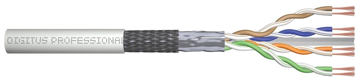 Kabel typu linka Digitus Cat 6 SF/UTP AWG 26/7 LSOH na szpuli 305 m Szary (4330804) - Zdjęcie 1 Kabel typu linka Digitus Cat 6 SF/UTP AWG 26/7 LSOH na szpuli 305 m Szary (4330804) - obraz 1