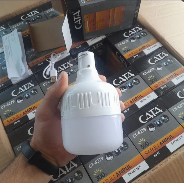 LED лампа туристична кемпінгова cвітильник акумуляторний ліхтар нічник з підвісом 16х9.4х9.4 см (CATA-CT-4279) - Фото 10 LED лампа туристична кемпінгова cвітильник акумуляторний ліхтар нічник з підвісом 16х9.4х9.4 см (CATA-CT-4279) - изображение 10