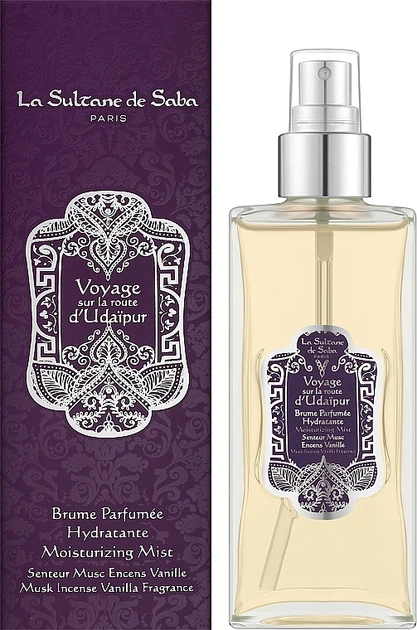 Спрей для тіла La Sultane De Saba Moisturizing Mist Musk Incense Vanilla Fragrance 200мл - изображение 2