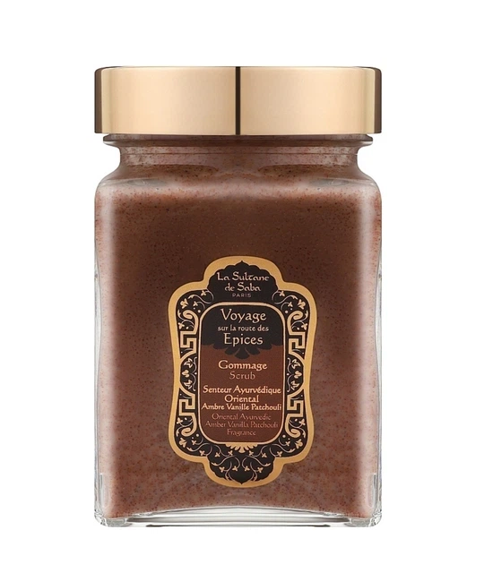 Скраб для тіла з абрикосовими кісточками аюрведа La Sultane De Saba Ayurvedic Commage Scrub 300мл - изображение 2