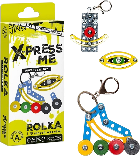 Конструктор Alexander X-press Me Брелок DIY – Ролик 63 деталі 2935 (5906018029352) - зображення 2