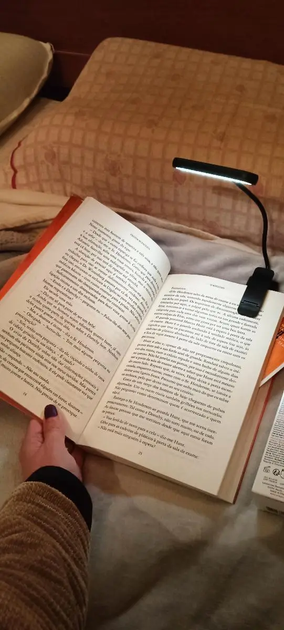 Преміум лампа для читання книг на акумуляторі 14Led. - зображення 6