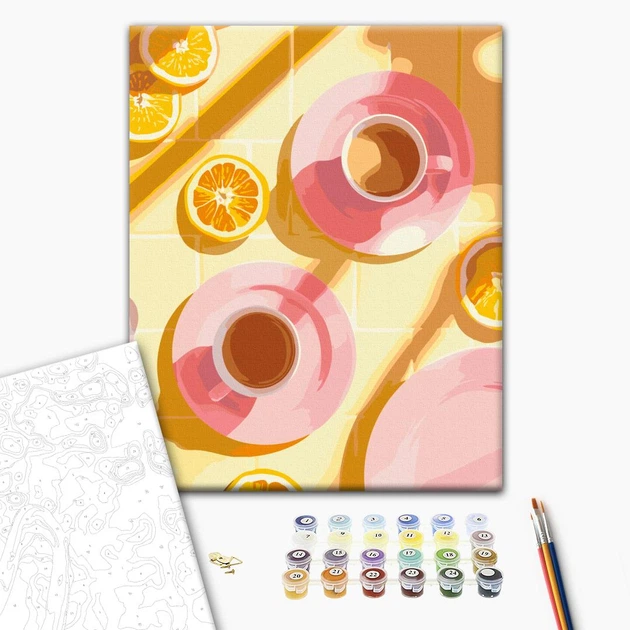 Картина по номерам Кофе с привкусом лета 40x50 BS54308 - изображение 2