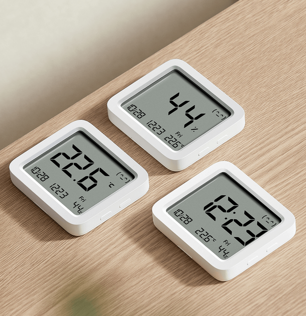 Термогигрометр Xiaomi Mi Temperature and Humidity Monitor 3 - Фото 2 Термогигрометр Xiaomi Mi Temperature and Humidity Monitor 3 - изображение 2