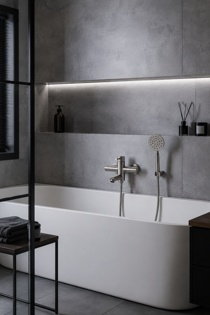 Смеситель для ванны Mixxus SUS-009 SS0017 - Фото 2 Смеситель для ванны Mixxus SUS-009 SS0017 - изображение 2