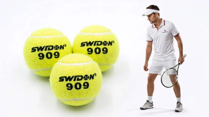 М’ячі для тенісу Swidon 909 набір 3 шт - изображение 5