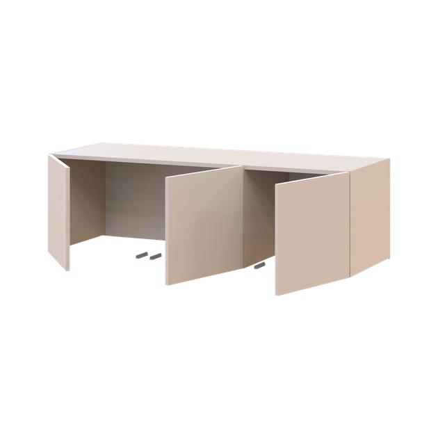 Антресоль Doros Каспер Кашемир 3 ДСП 135х50х41 (41516326) - изображение 2
