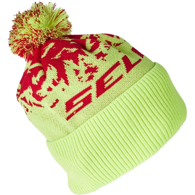 Шапка Select Pompon Hat 56 Yellow Red - изображение 3