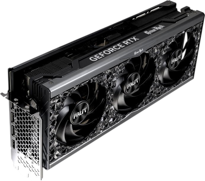 Видеокарта GeForce RTX 4090 24GB Palit GameRock OmniBlack (NED4090019SB-1020Q) Б/У - Фото 2 Видеокарта GeForce RTX 4090 24GB Palit GameRock OmniBlack (NED4090019SB-1020Q) Б/У - изображение 2