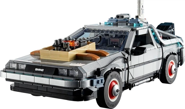 Колекційний конструктор Back to the Future «Машина часу Делоріан» (DeLorean Time Machine), 1872 деталі - зображення 11