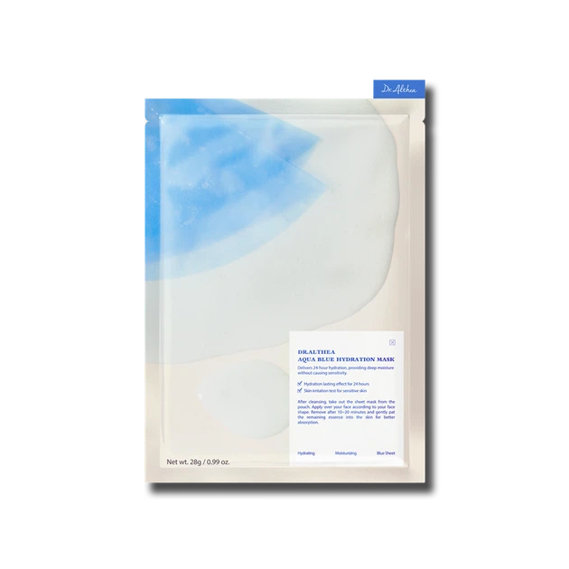 Інтенсивно зволожувальна тканинна маска з азуленом Dr.Althea Aqua Blue Hydration Mask, 28 ml - Фото 1 Інтенсивно зволожувальна тканинна маска з азуленом Dr.Althea Aqua Blue Hydration Mask, 28 ml - зображення 1