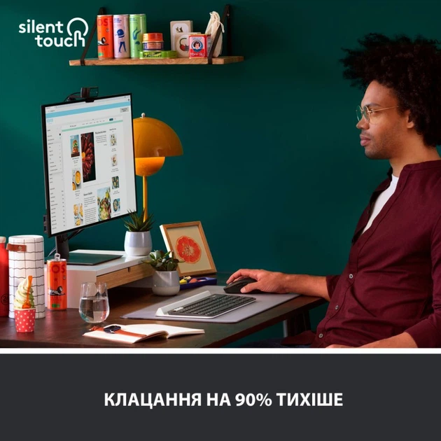 Мишка Logitech Signature M650 L Wireless Graphite (910-006236) - зображення 5