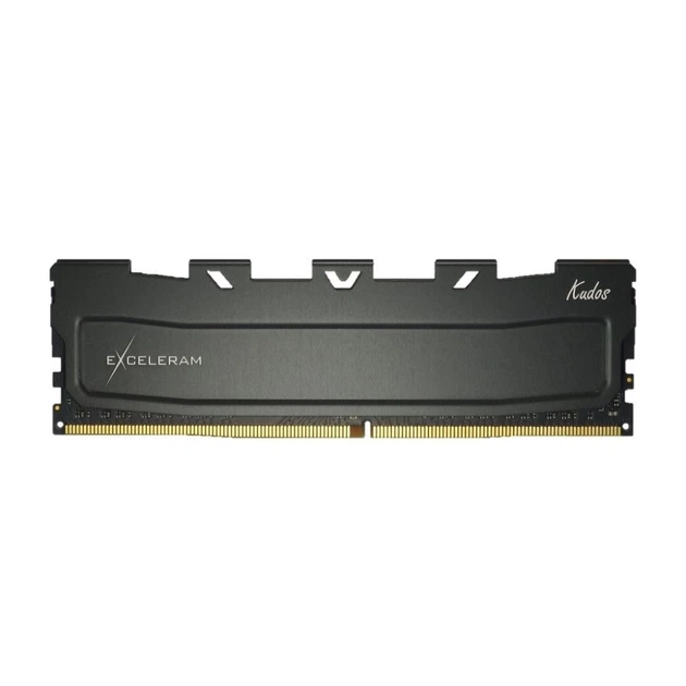 Модуль пам'яті для комп'ютера DDR4 16GB 3200 MHz Black Kudos eXceleram (EKBLACK4163216X) - Фото 2 Модуль пам'яті для комп'ютера DDR4 16GB 3200 MHz Black Kudos eXceleram (EKBLACK4163216X) - зображення 2