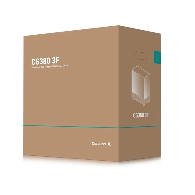 Корпус для ПК Deepcool CG380 3F Black (R-CG380-BKAGM3-G) - Фото 2 Корпус для ПК Deepcool CG380 3F Black (R-CG380-BKAGM3-G) - зображення 2