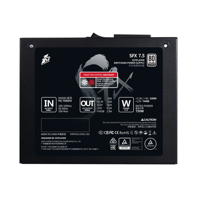 Блок питания 1stPlayer 750W PS-750SFX (SFX-PLT-750-BK-EU) - изображение 4