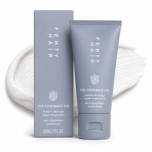 Маска кондиціонер для волосся Fenty Beauty The Comeback Kid Instant Damage Repair Treatment 30ml - Фото 1 Маска кондиціонер для волосся Fenty Beauty The Comeback Kid Instant Damage Repair Treatment 30ml - зображення 1
