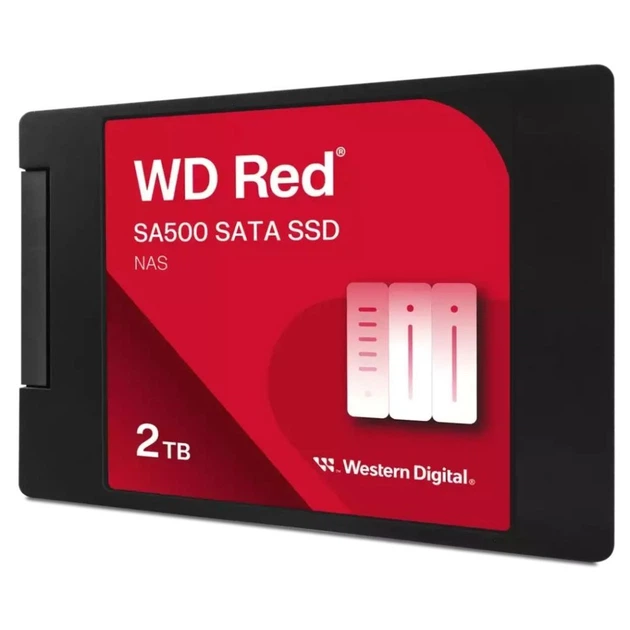 Накопичувач SSD 2.5" 2TB RED SA500 WD (WDS200T2R0A-68CKB0) - Фото 3 Накопичувач SSD 2.5" 2TB RED SA500 WD (WDS200T2R0A-68CKB0) - зображення 3