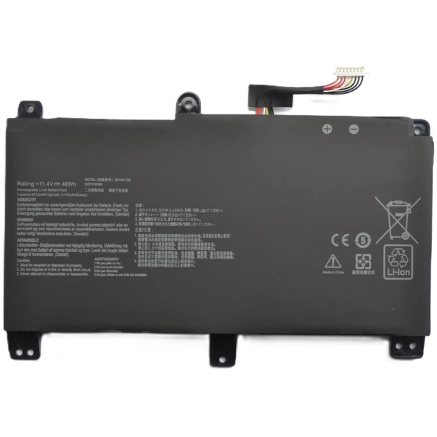 Аккумулятор для ноутбука Asus ROG FX505 B31N1726, 4212mAh (48Wh), 3cell, 11.4V, Li-ion AlSoft (A71061) - Фото 2 Аккумулятор для ноутбука Asus ROG FX505 B31N1726, 4212mAh (48Wh), 3cell, 11.4V, Li-ion AlSoft (A71061) - изображение 2
