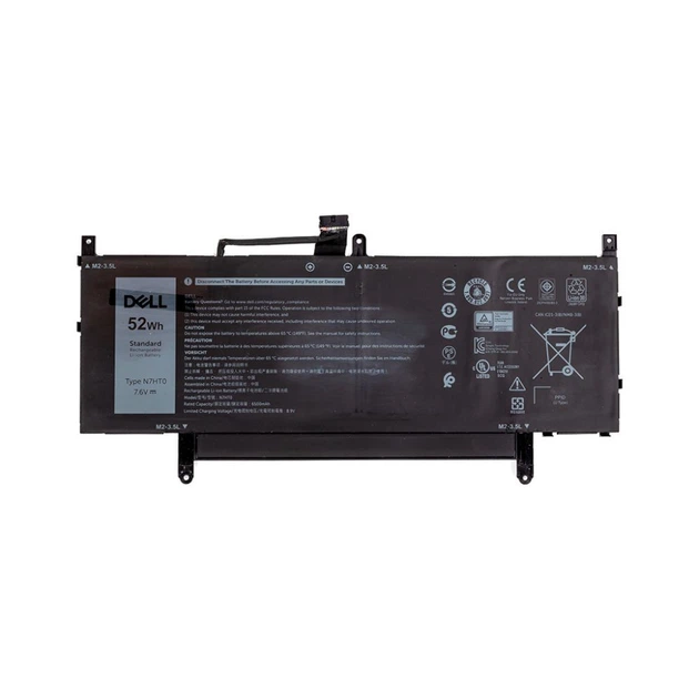 Акумулятор до ноутбука Dell Latitude 9510 (N7HT0) 7.6V 6500mAh (NB441693) - зображення 2