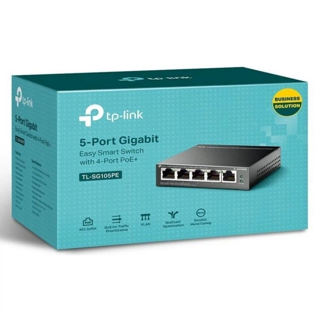 Комутатор мережевий TP-Link (TL-SG105PE) - Фото 5 Комутатор мережевий TP-Link (TL-SG105PE) - зображення 5