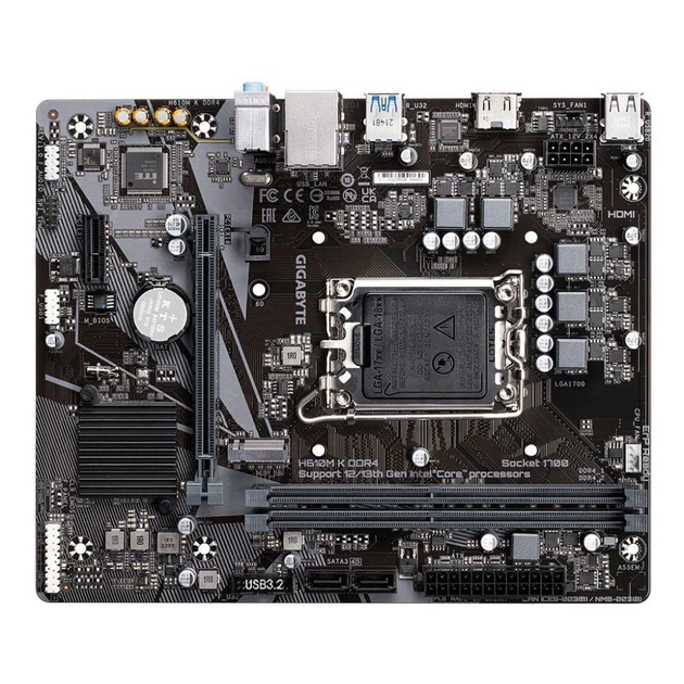 Материнская плата GIGABYTE (H610M K DDR4) - изображение 4