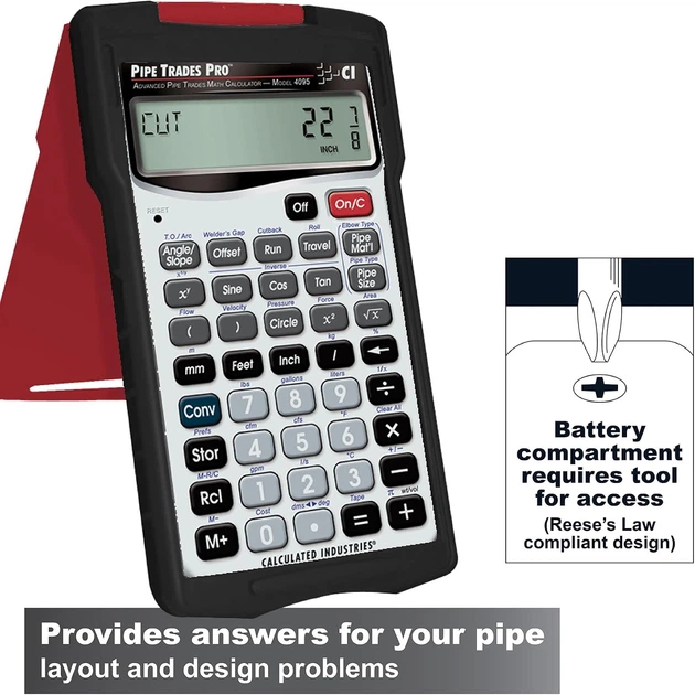 Инженерный калькулятор Pipe Trades Pro 4095 - Фото 2 Инженерный калькулятор Pipe Trades Pro 4095 - изображение 2