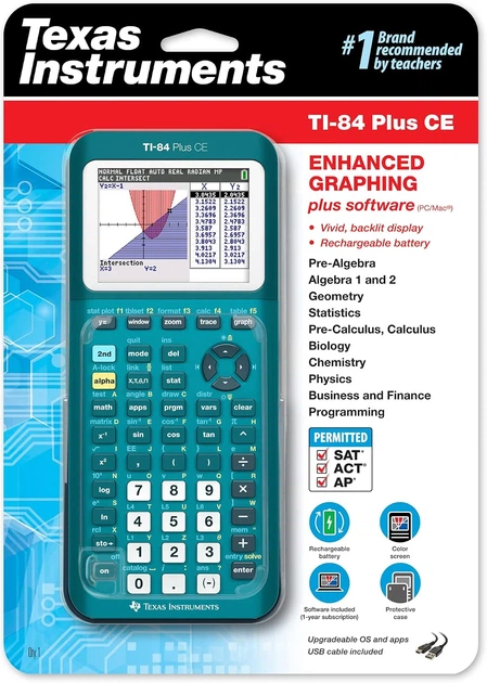 Научный калькулятор Texas Instruments TI-84 Plus CE - изображение 3