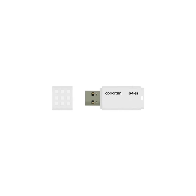 Флеш-драйв Goodram USB 2.0 64GB White (TGD-UME20640W0R11) - Фото 3 Флеш-драйв Goodram USB 2.0 64GB White (TGD-UME20640W0R11) - изображение 3